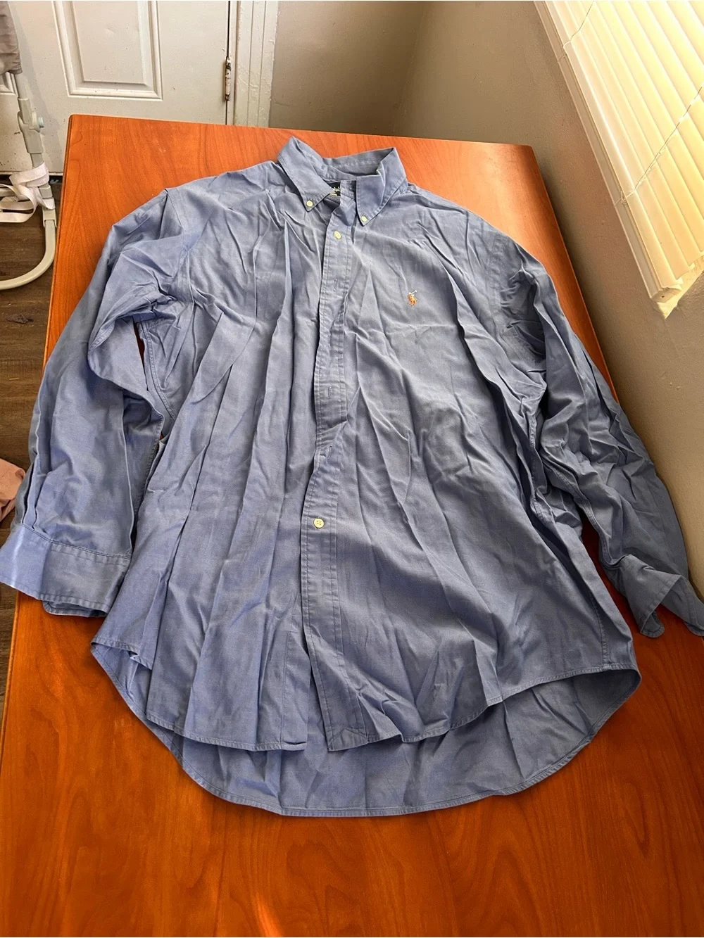 Ralph Lauren Light Blue Oxford Button-Down Shirt